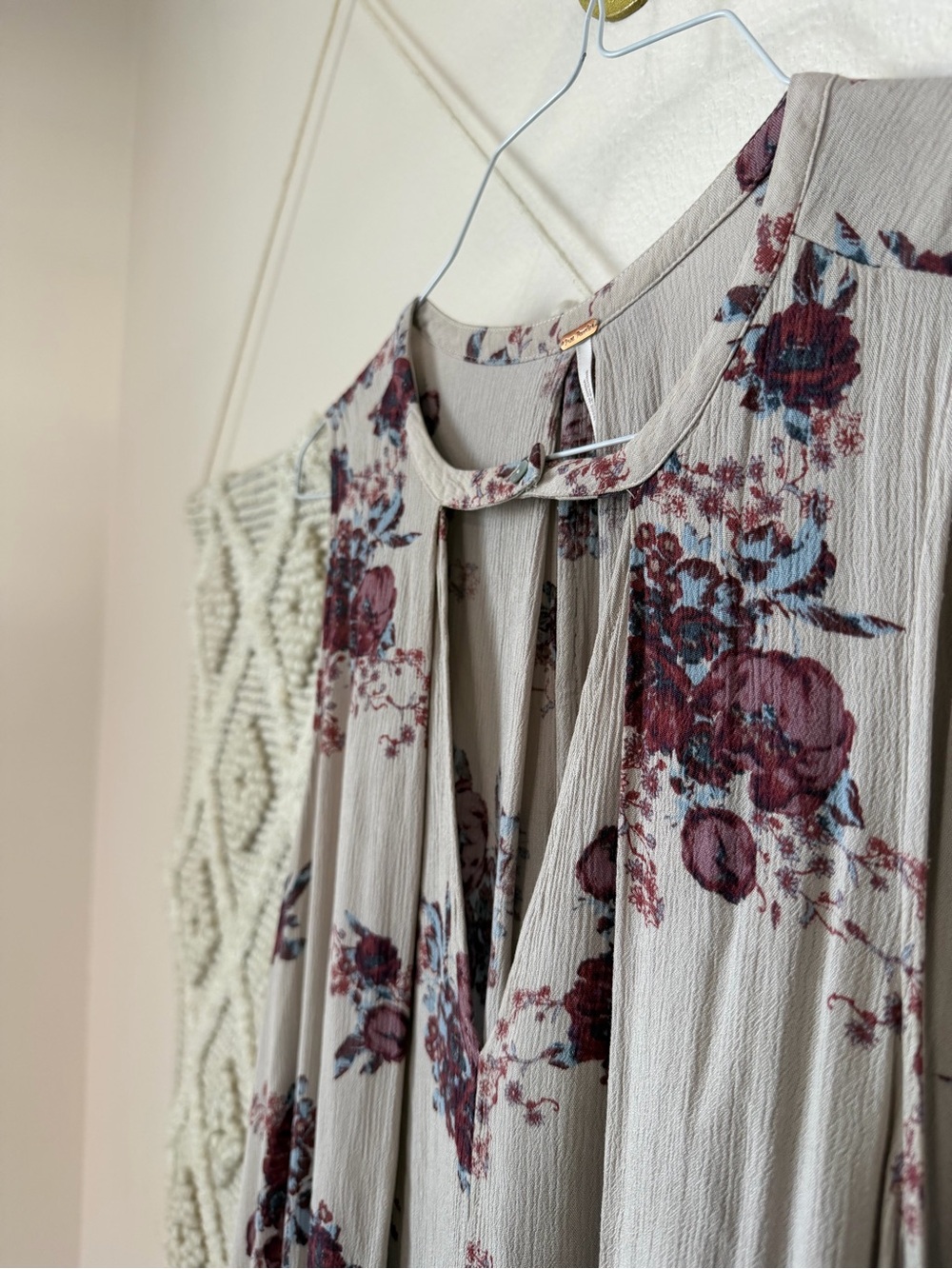 Free People swing floral mini dress